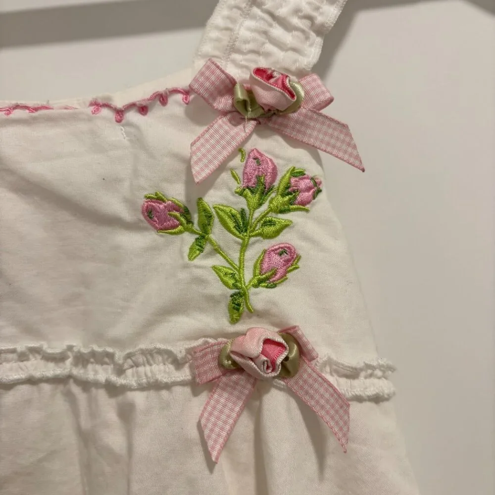 Baby Girl's Cotton Sun Dress 12M - Picture 2 of 7